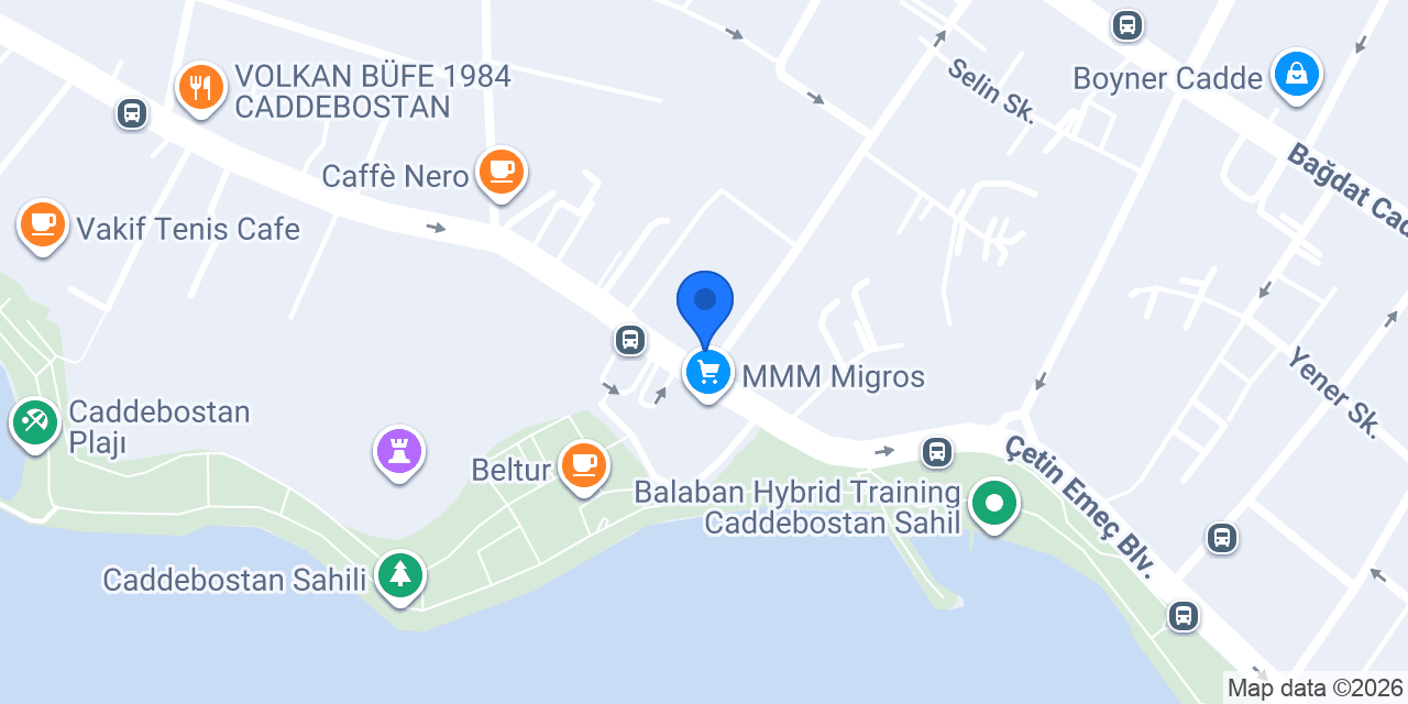 Caddebostan İskele Macrokiosk konumu