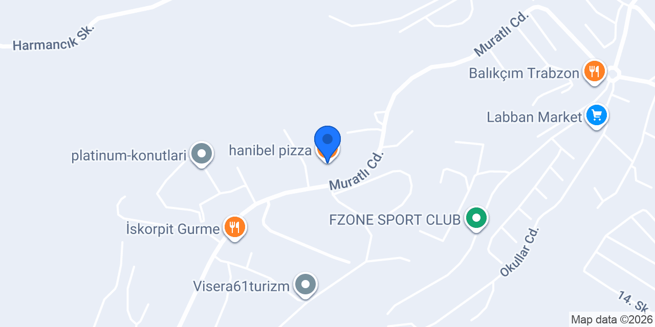 hanibel pizza هانیبِل بیتزا konumu