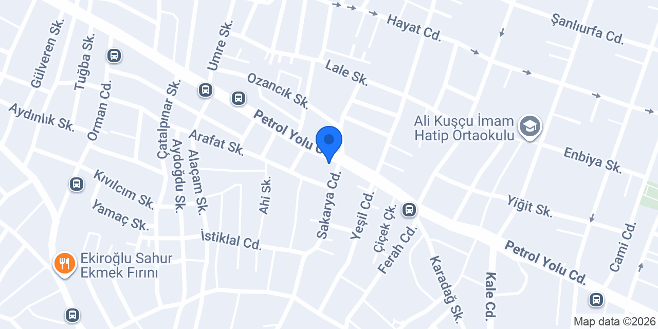 Arslan Mobilya konumu