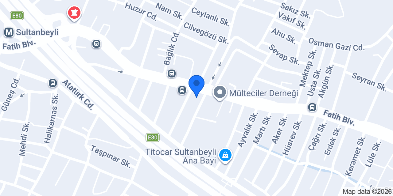 Aknet İnşaat Malz. Ltd. Şti. konumu