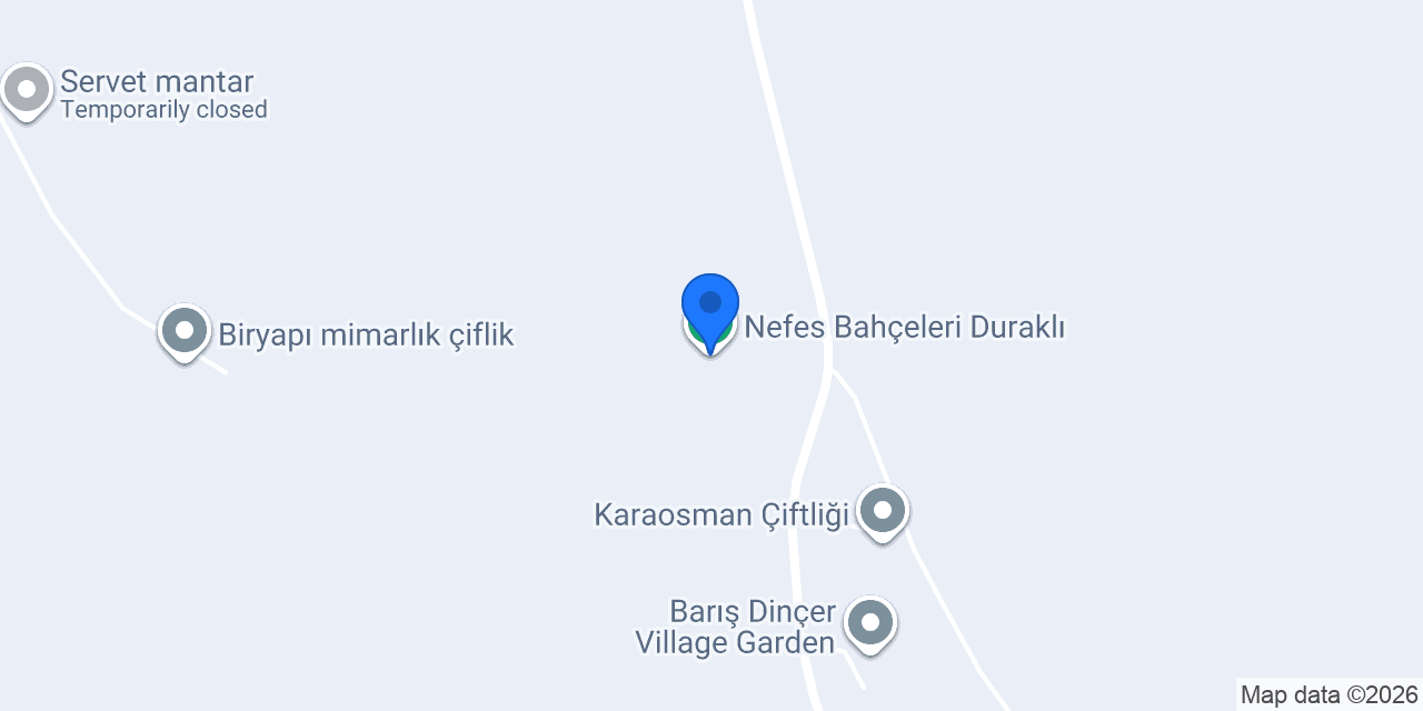 Nefes Bahçeleri Duraklı konumu