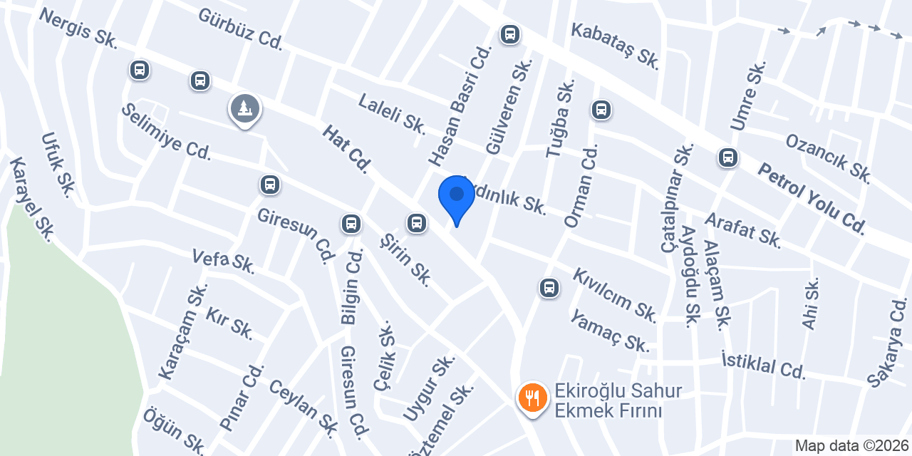 Gözde kuaför konumu