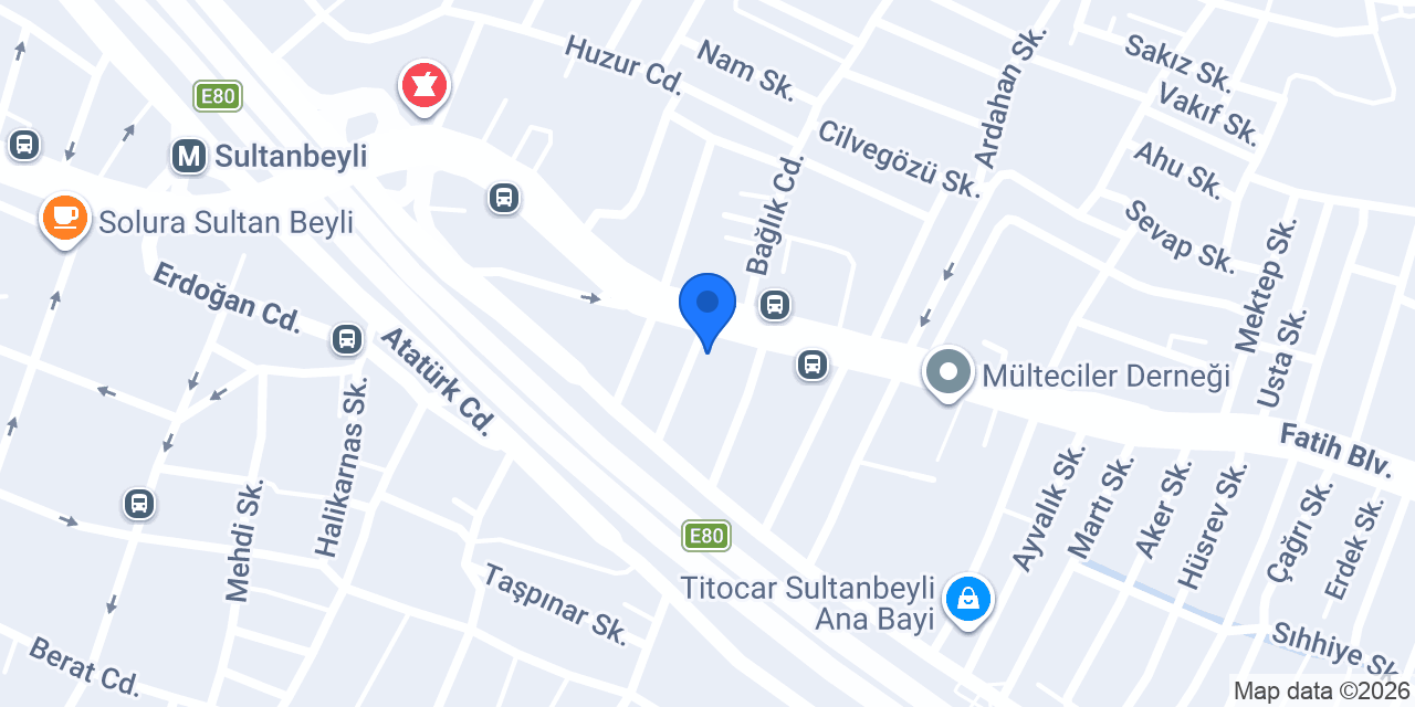 Ekşioğlu Otomotiv Sultanbeyli konumu