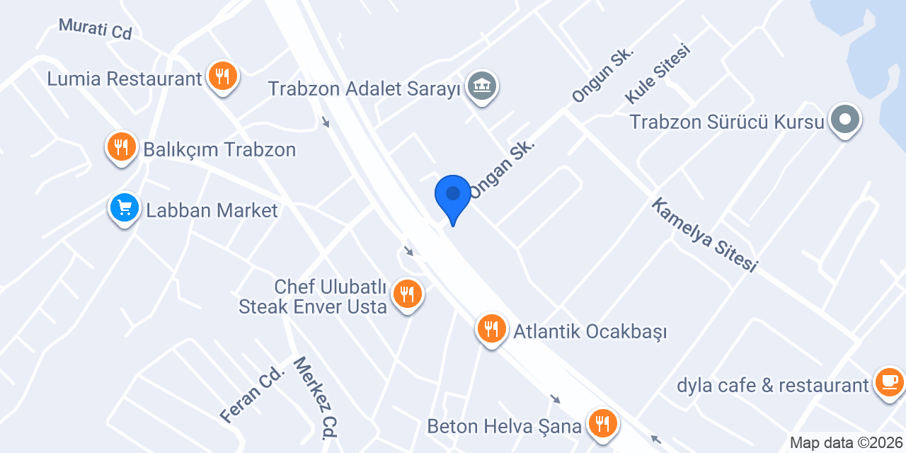 TEKCE Real Estate | Trabzon Office konumu