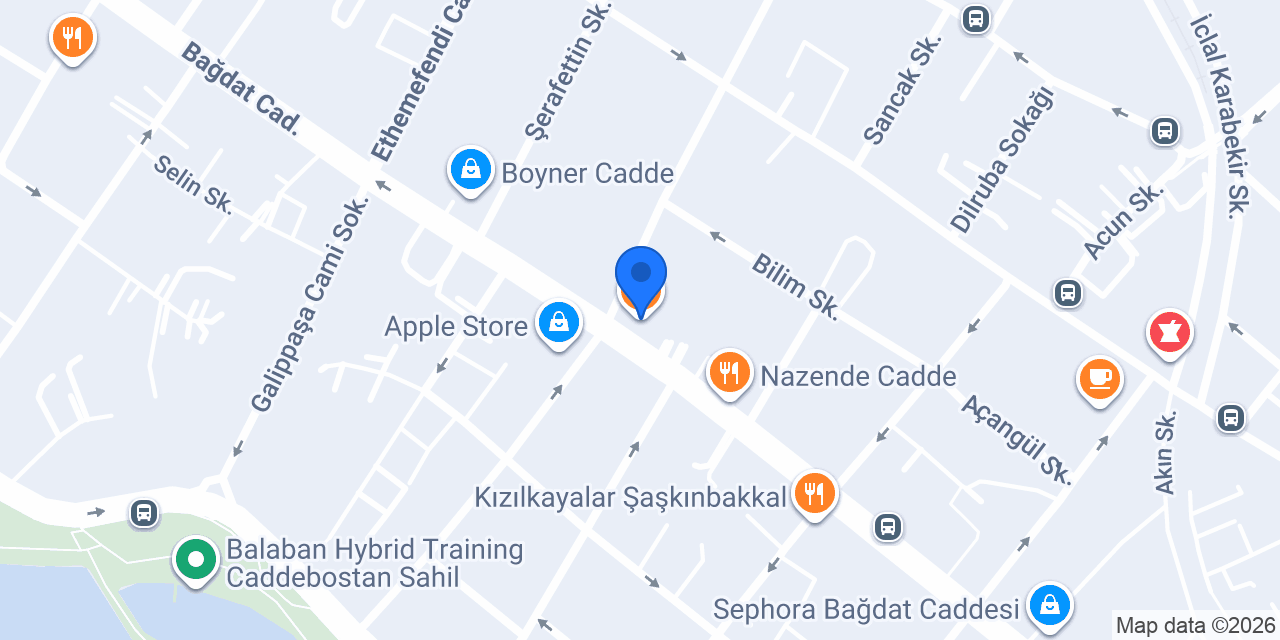 Divan Pastanesi Erenköy konumu