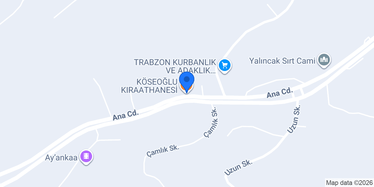 KÖSEOĞLU KIRAATHANESİ konumu