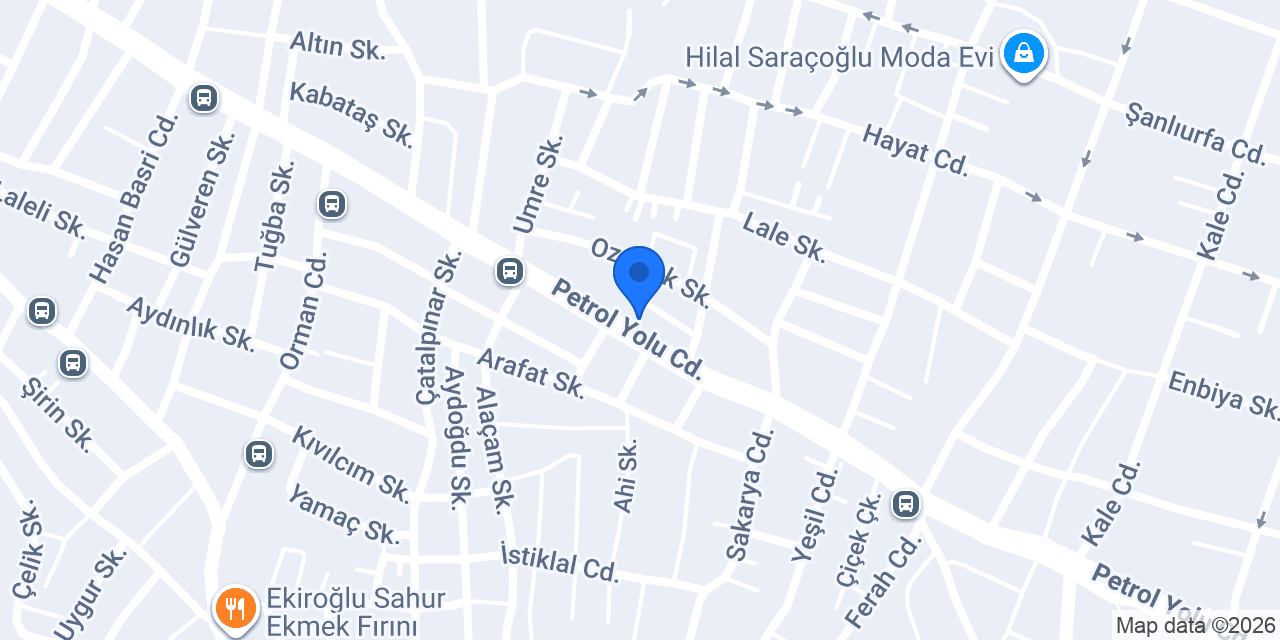 Çakıroğlu Rent A Car konumu