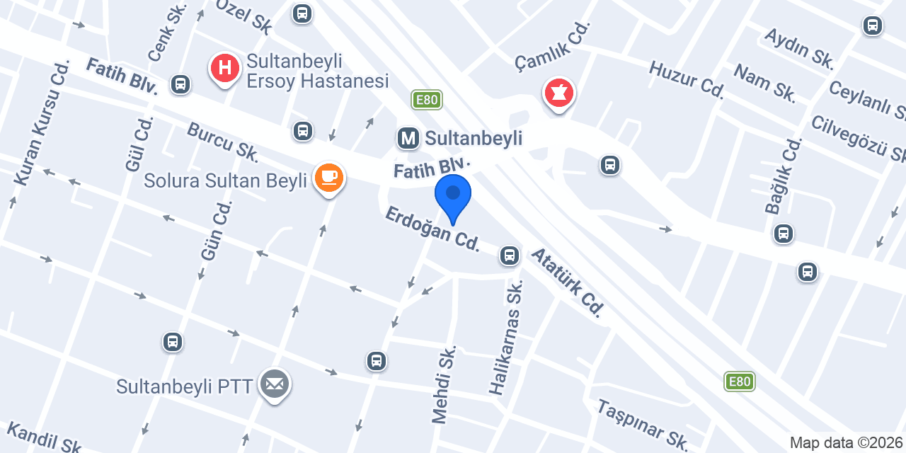 Özgür Otomotiv konumu