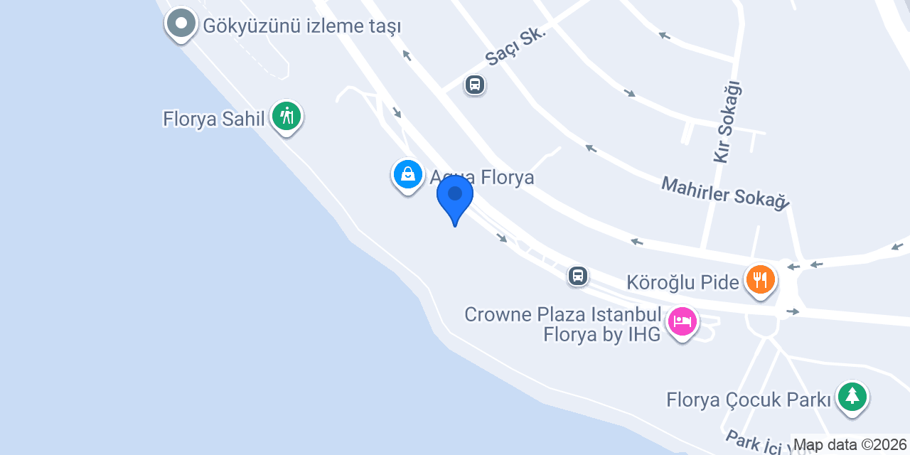 Altınbaş Aqua Florya AVM konumu
