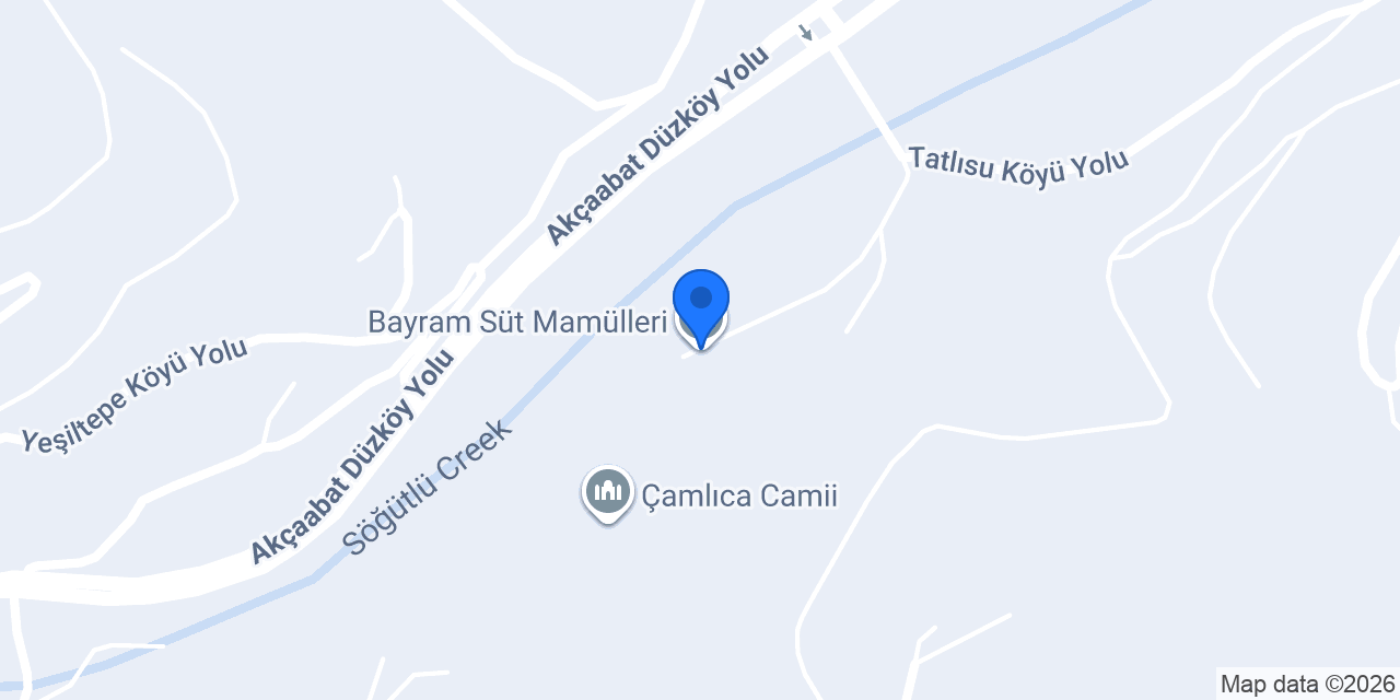 Bayram Süt Mamülleri konumu