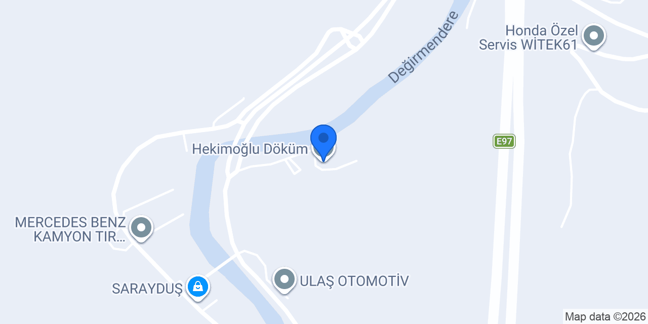 Hekimoğlu Döküm konumu