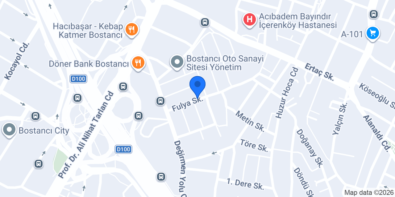 Suzuki Özdemir Servis konumu