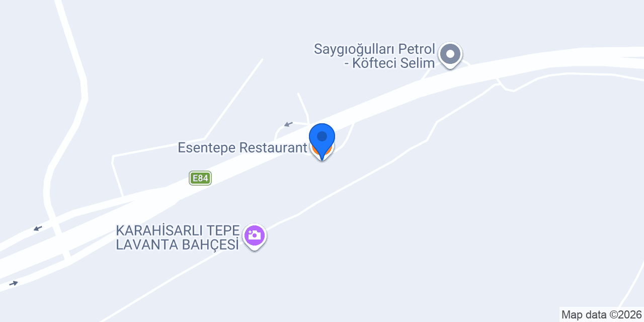 Esentepe Restaurant konumu