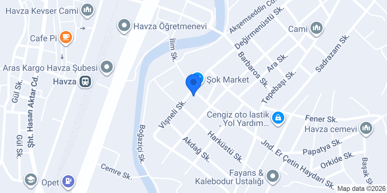 Özlem Ekmek Fırını konumu