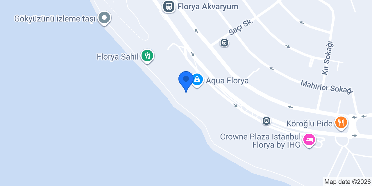 MADO Florya Akvaryum Avm konumu