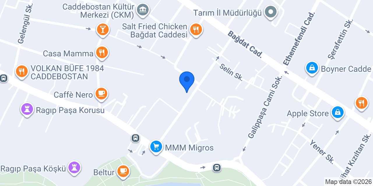 Cluster Cadde konumu