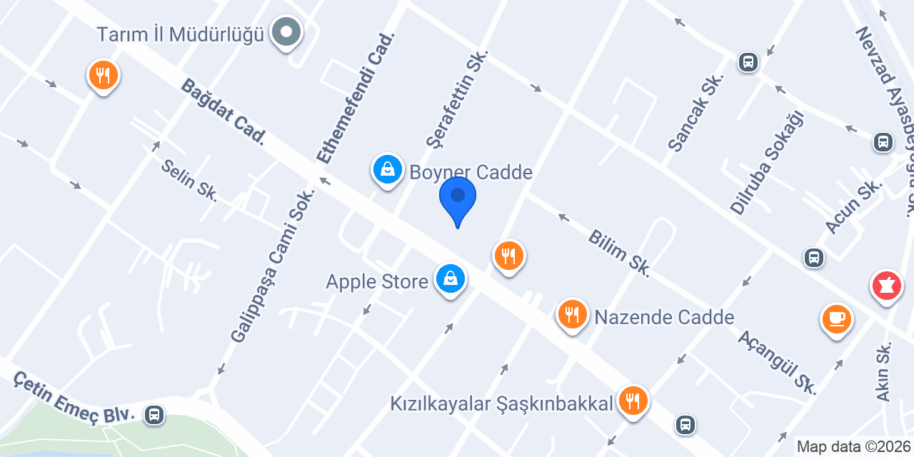 Cadde 360 Eczanesi konumu