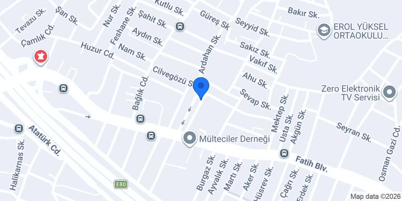 Taser züccaciye konumu
