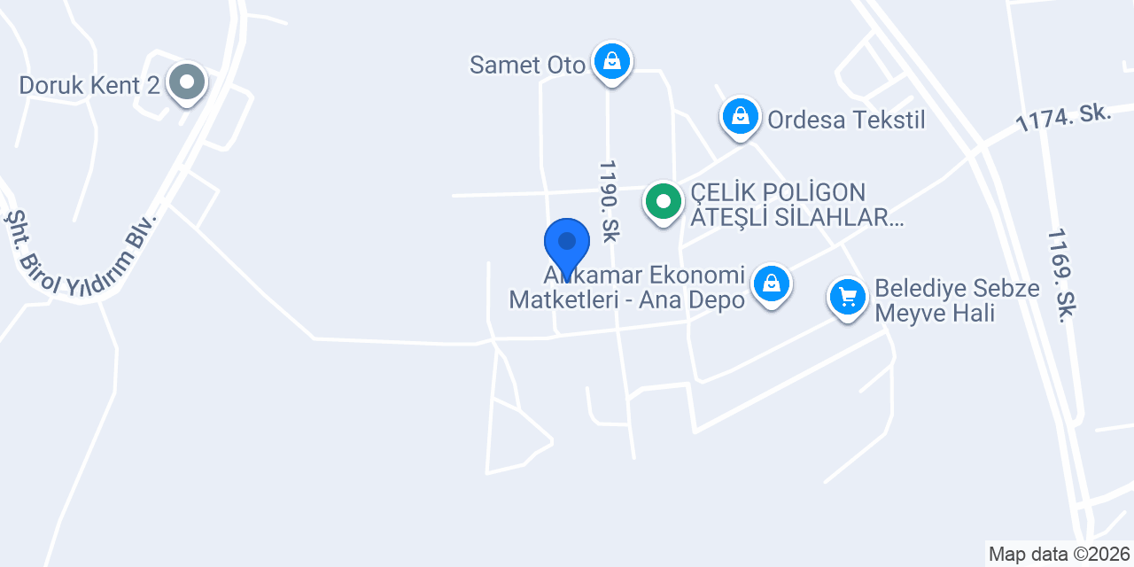 ORDU IŞIK TEKSTİL konumu