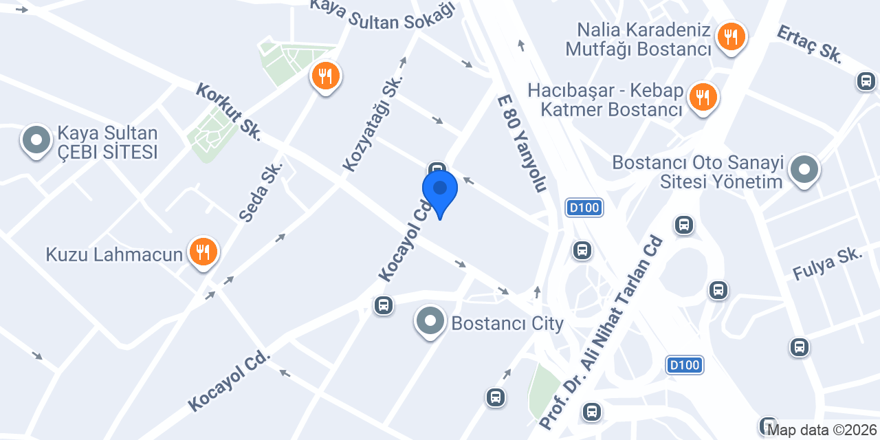 Bostancı Star Garden Çiçekçi konumu