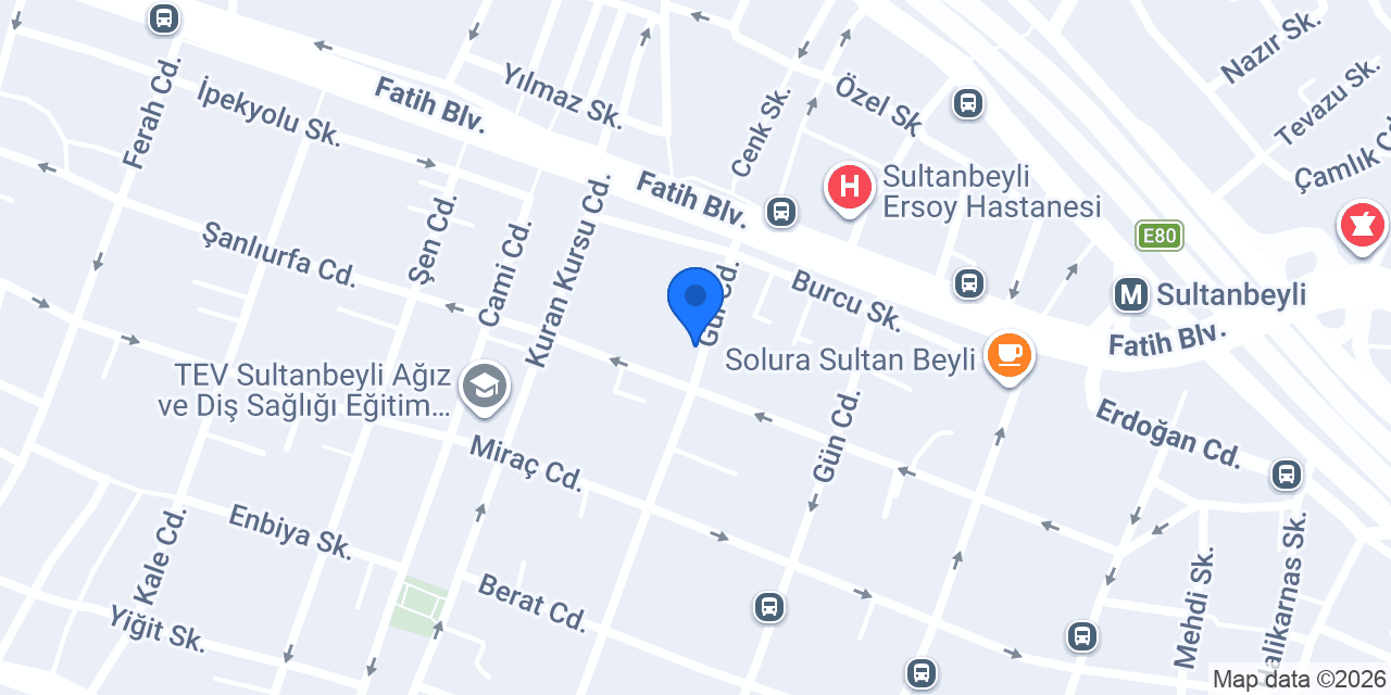 Sultanbeyli Bosch Bayi konumu