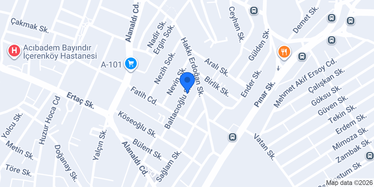 Elektrik Servisi Ataşehir konumu