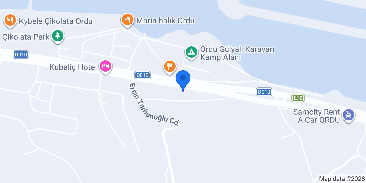 Gülyalı Noterliği konumu