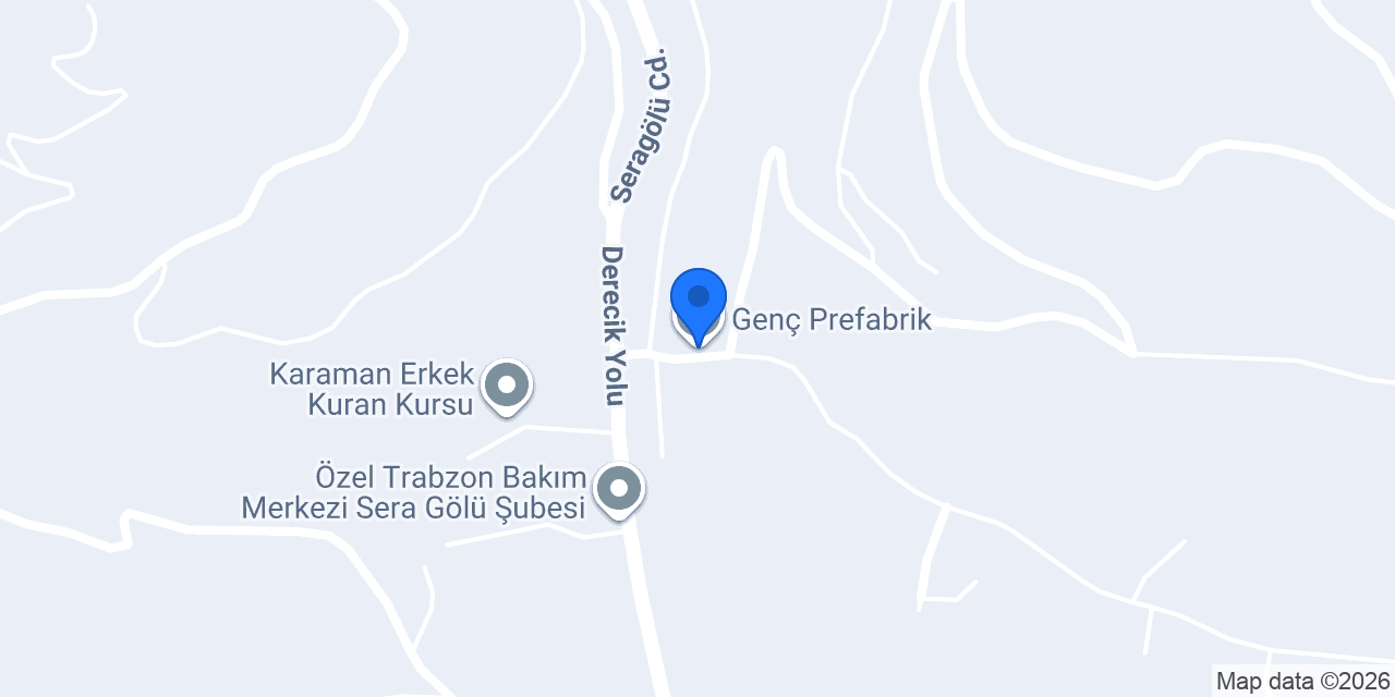 Genç Prefabrik konumu