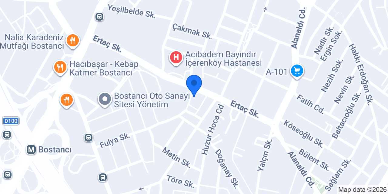 44 BÜFE BOSTANCI konumu