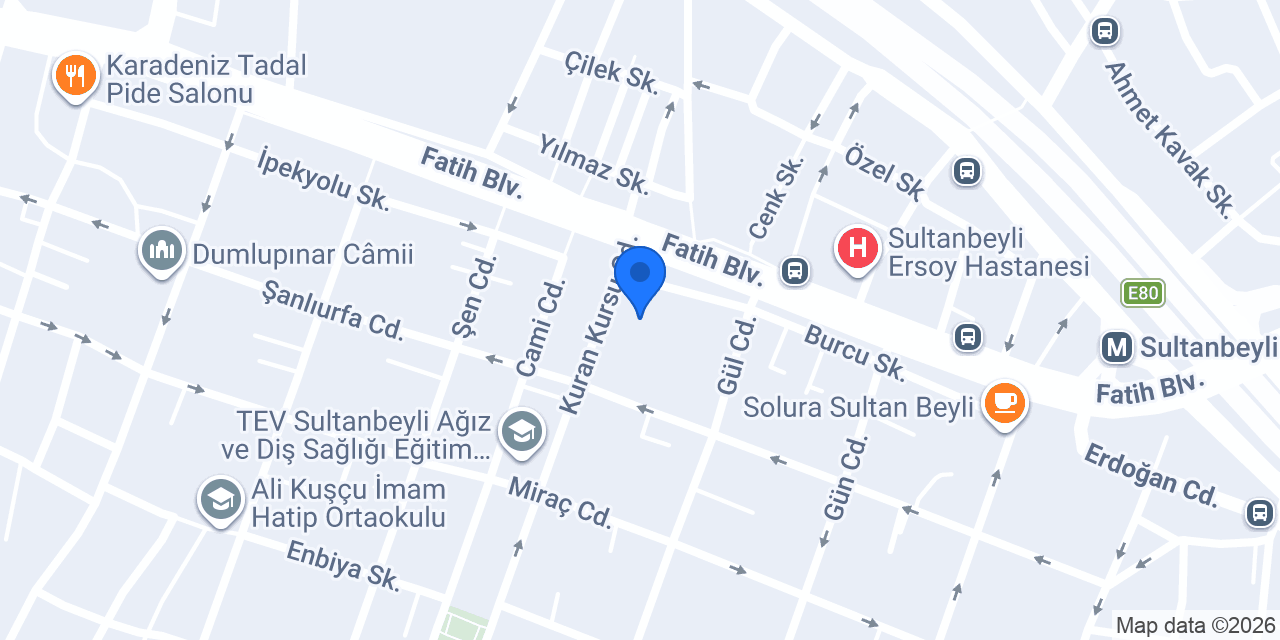delice home mega sultanbeyli konumu