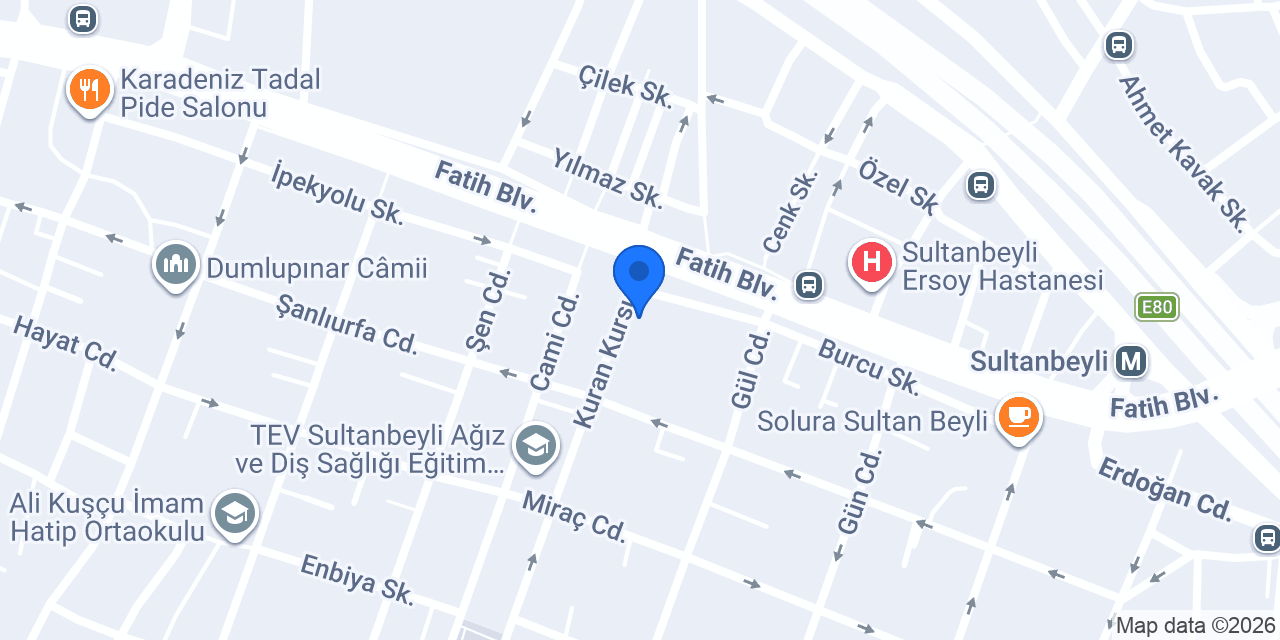 Happy Center Sultanbeyli konumu
