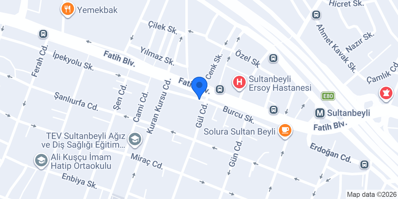 Elif-i Zerafet Bayan Kuaforu konumu