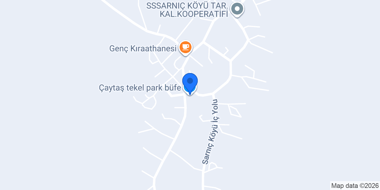 Çaytaş tekel park büfe konumu
