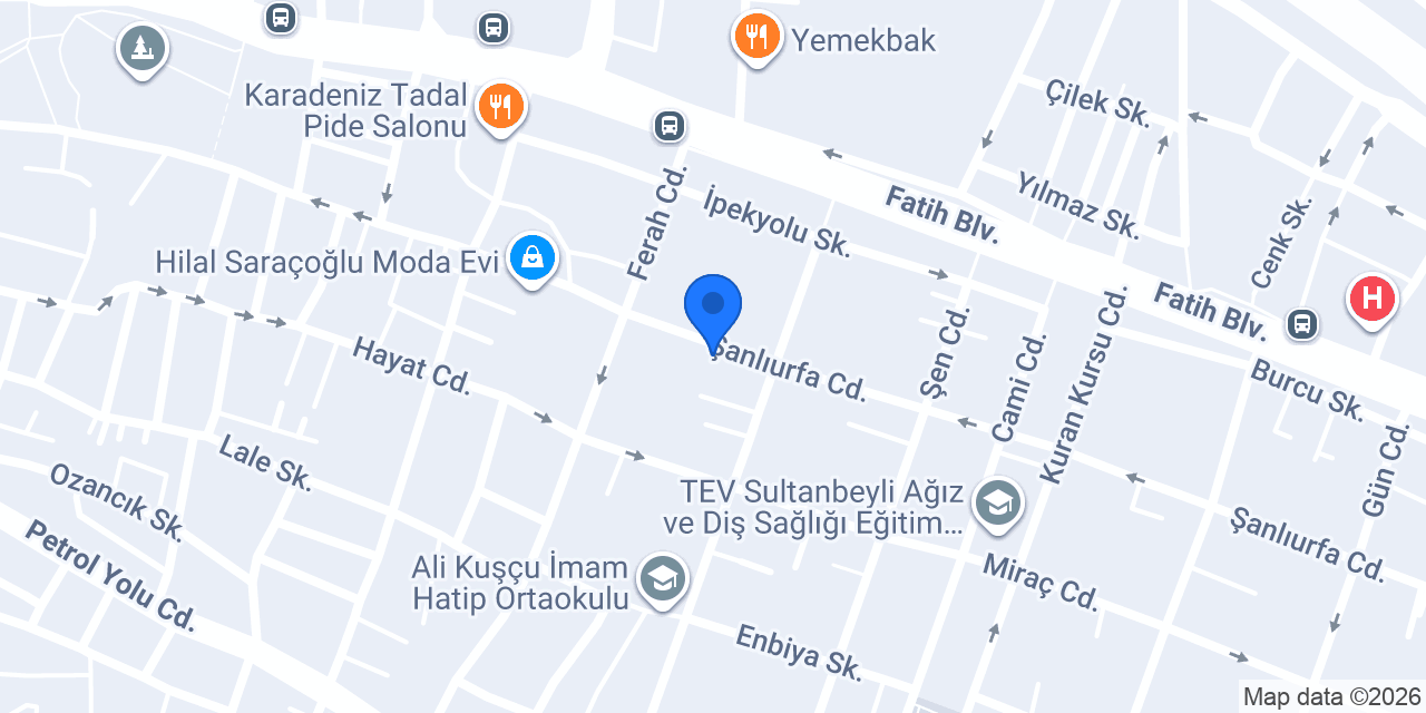 Best Halı Mobilya konumu