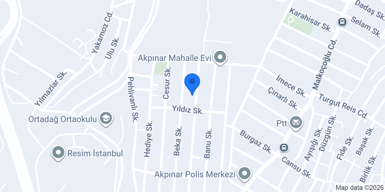Öztürk Tesisat konumu