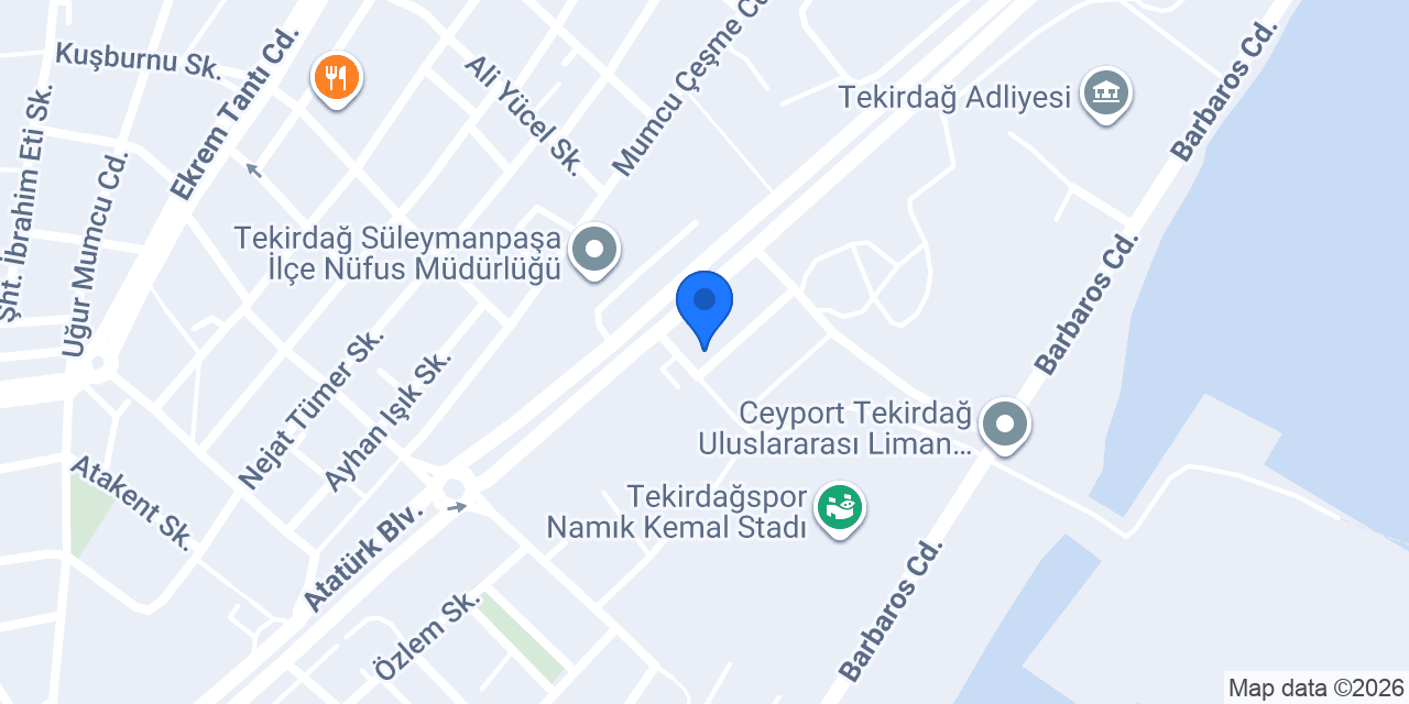 Tarım İl Müdürlüğü konumu