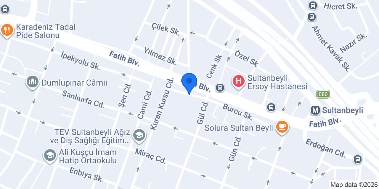 Sakarya Üniversitesi Servis - Öz Egemen Turizm konumu