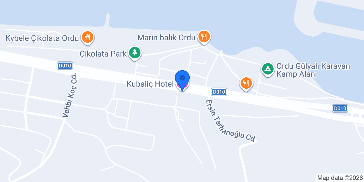 Kubaliç Hotel konumu