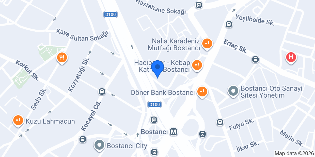 Seranit Vanucci Bostancı Magaza konumu
