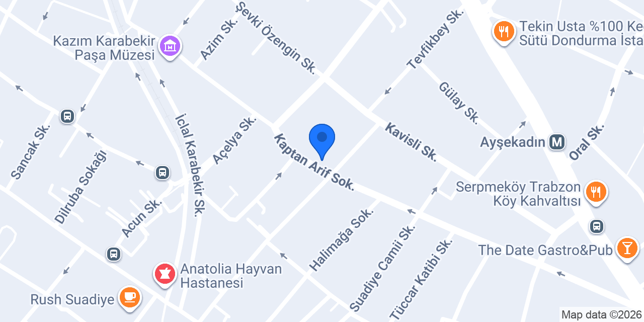 Suadiye Elektrik konumu