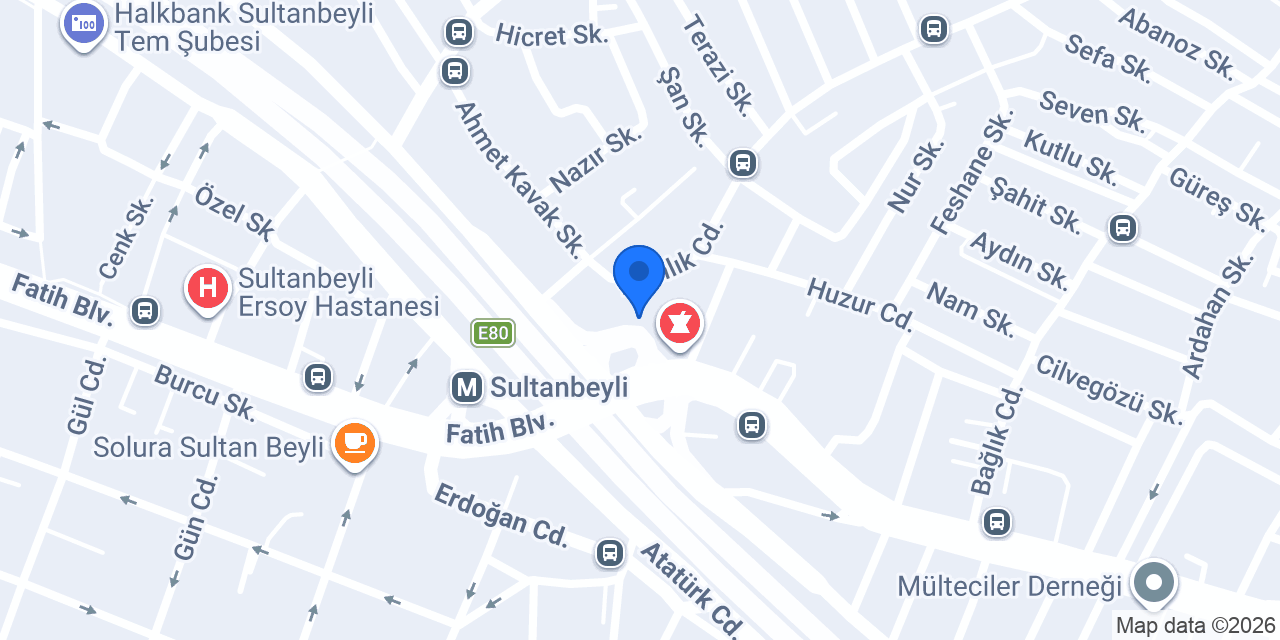 Bisiklet Dünyası Sultanbeyli konumu