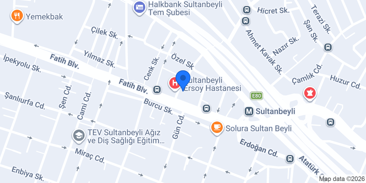 Eczane Sinan Sultanbeyli konumu