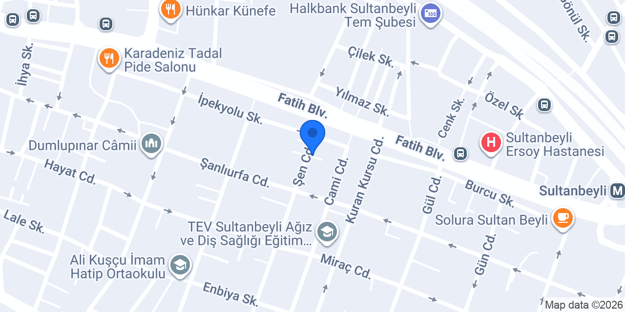 Aktepe Auto Detailing Sultanbeyli konumu