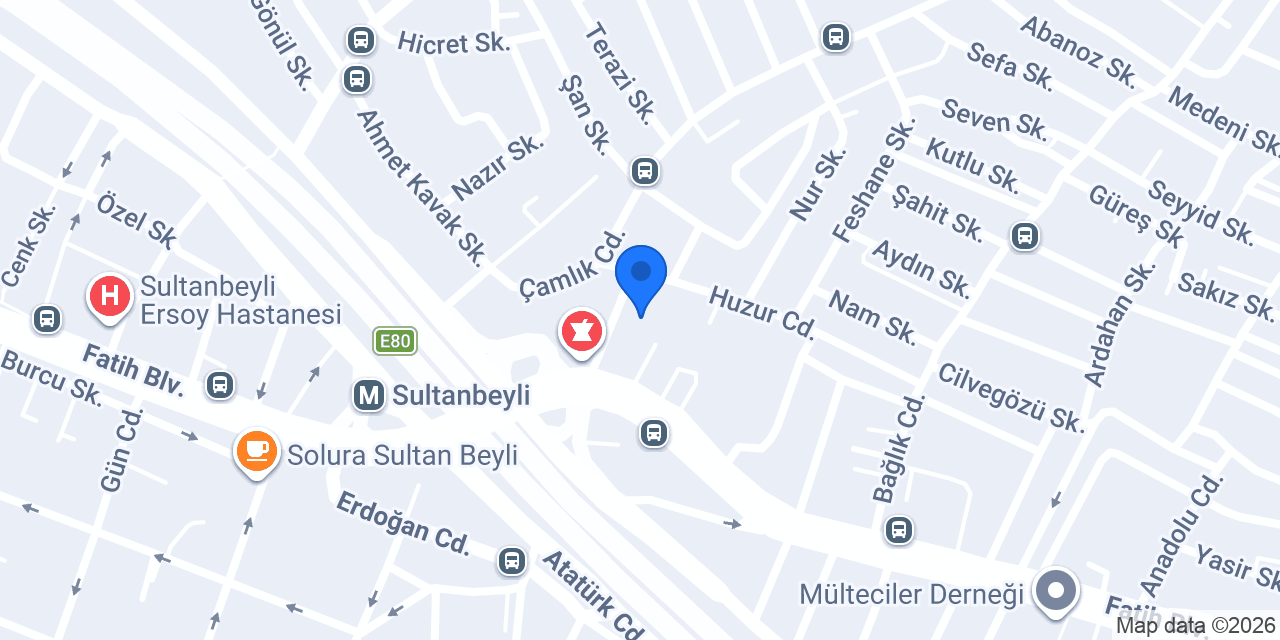 Turuncu Döner konumu