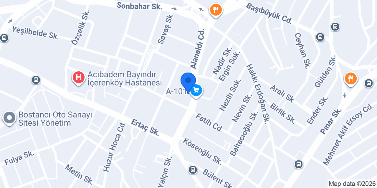 Çakır Tekel Bayii konumu