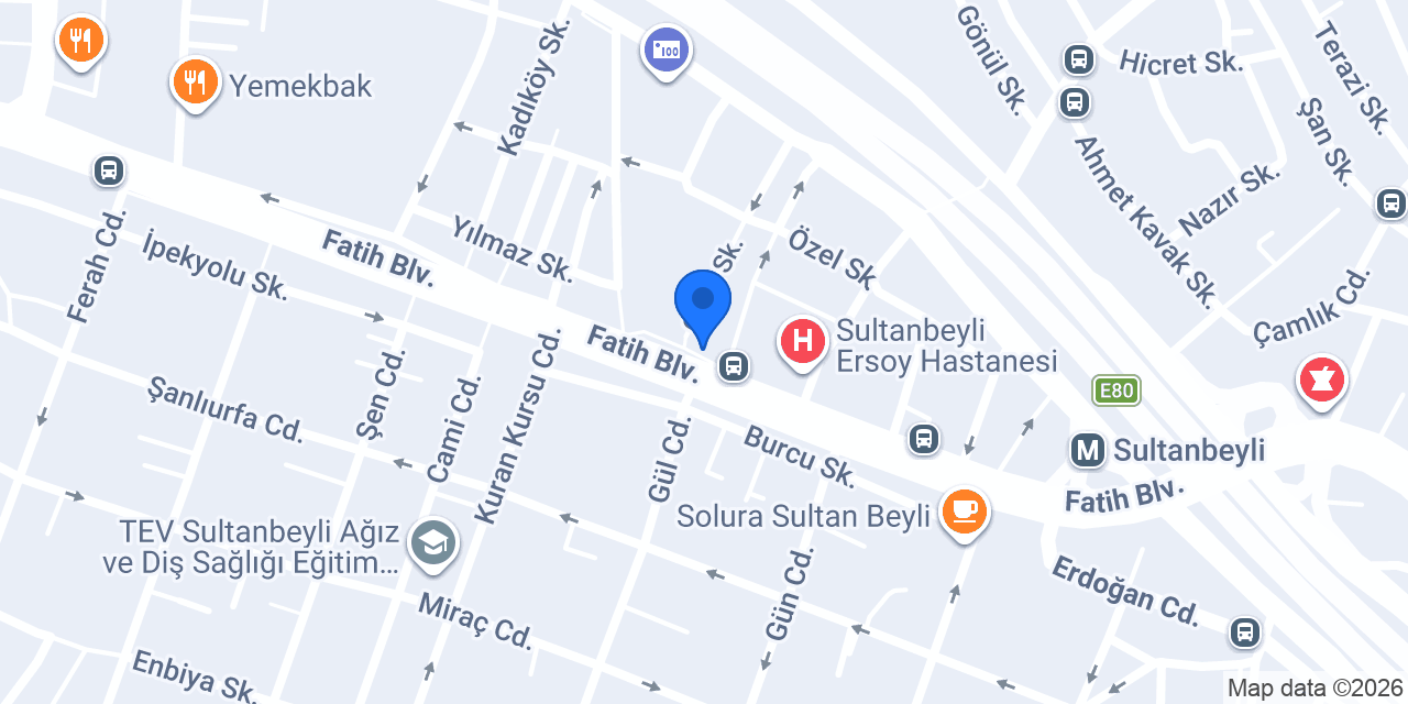SULTANBEYLI SINAV KURS konumu
