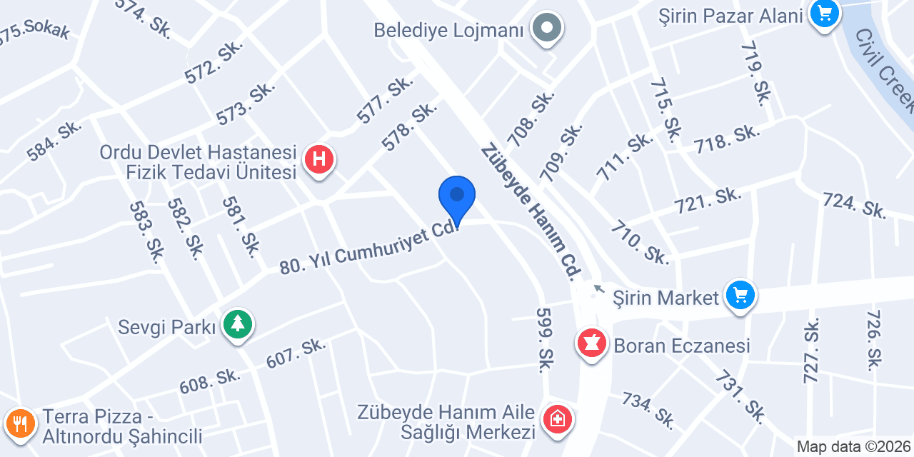Tepe Elektrik konumu
