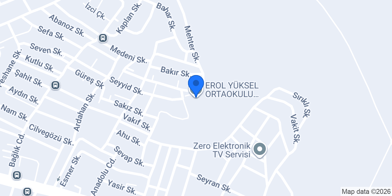 EROL YÜKSEL ORTAOKULU SULTANBEYLİ konumu