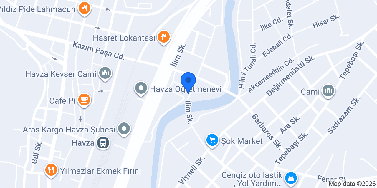 Özgül Bafra Seyahat konumu
