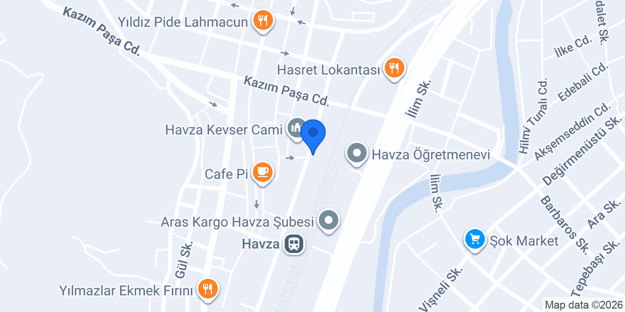 İşler Kitabevi - Havza Şube konumu